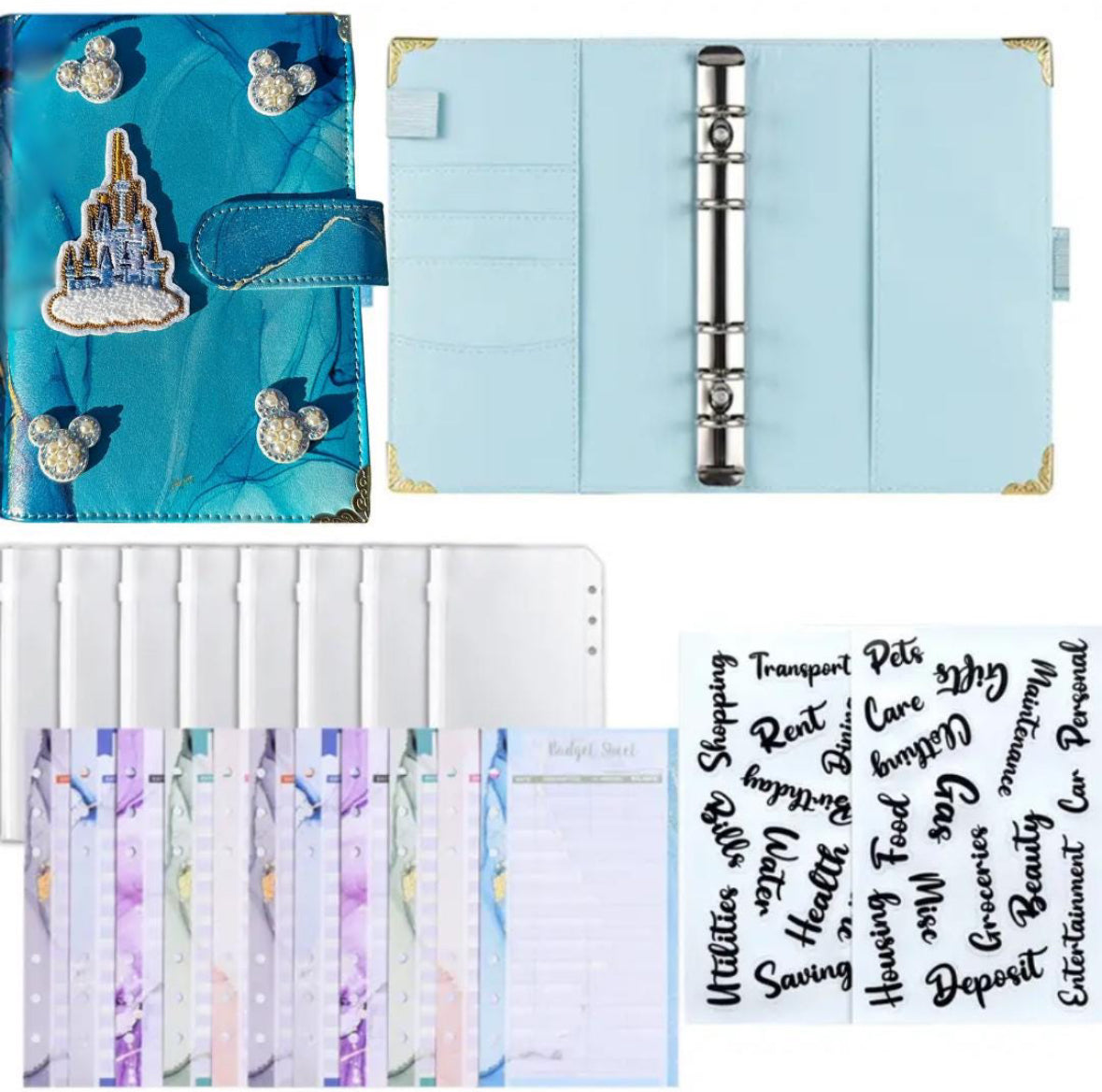 Disney Inspired Castle Budget Binder